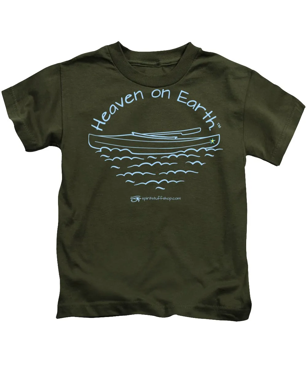 Kayaking Heaven On Earth - Kids T-Shirt