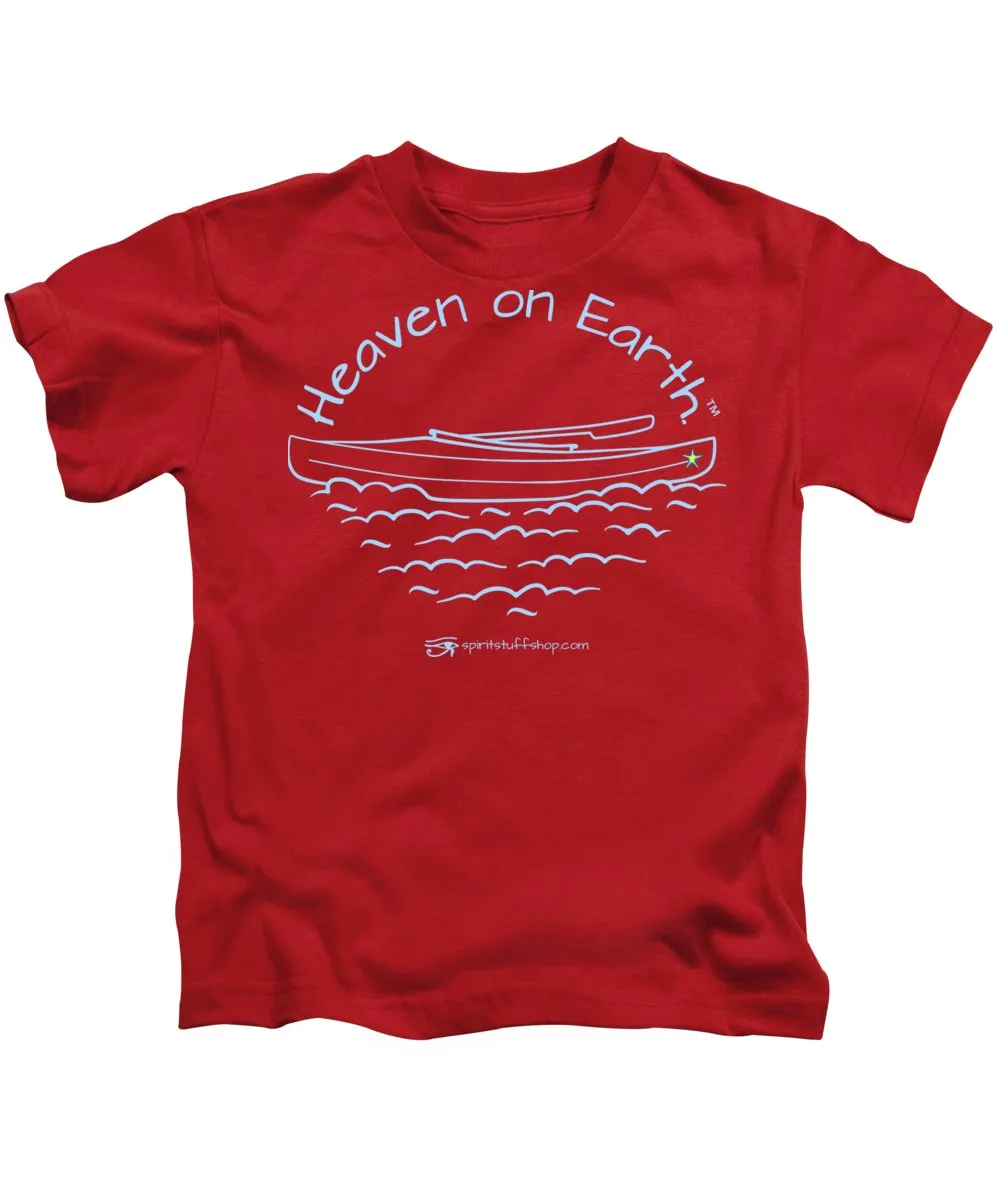 Kayaking Heaven On Earth - Kids T-Shirt