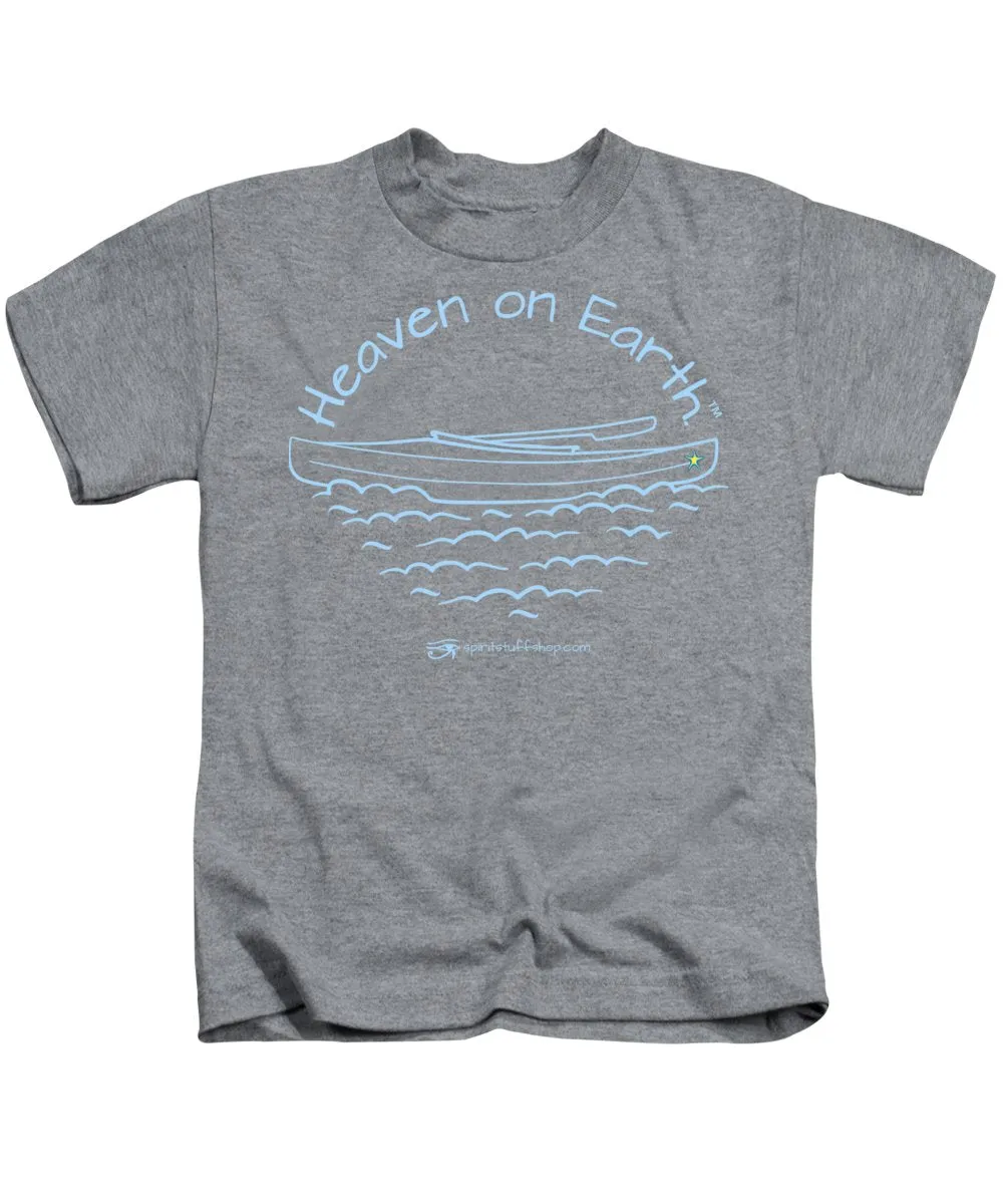 Kayaking Heaven On Earth - Kids T-Shirt