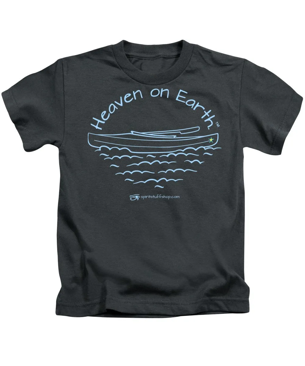 Kayaking Heaven On Earth - Kids T-Shirt