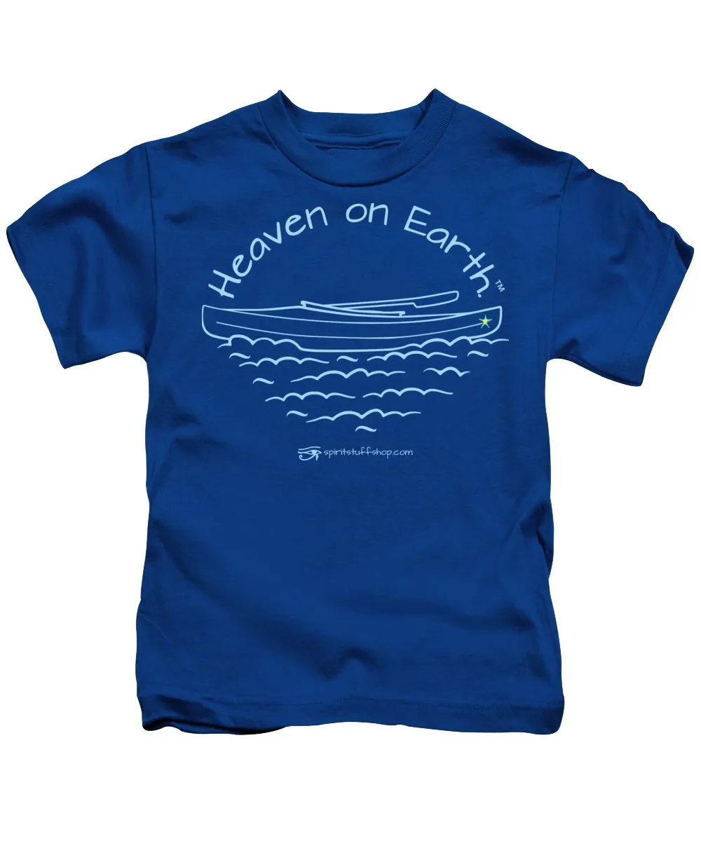 Kayaking Heaven On Earth - Kids T-Shirt