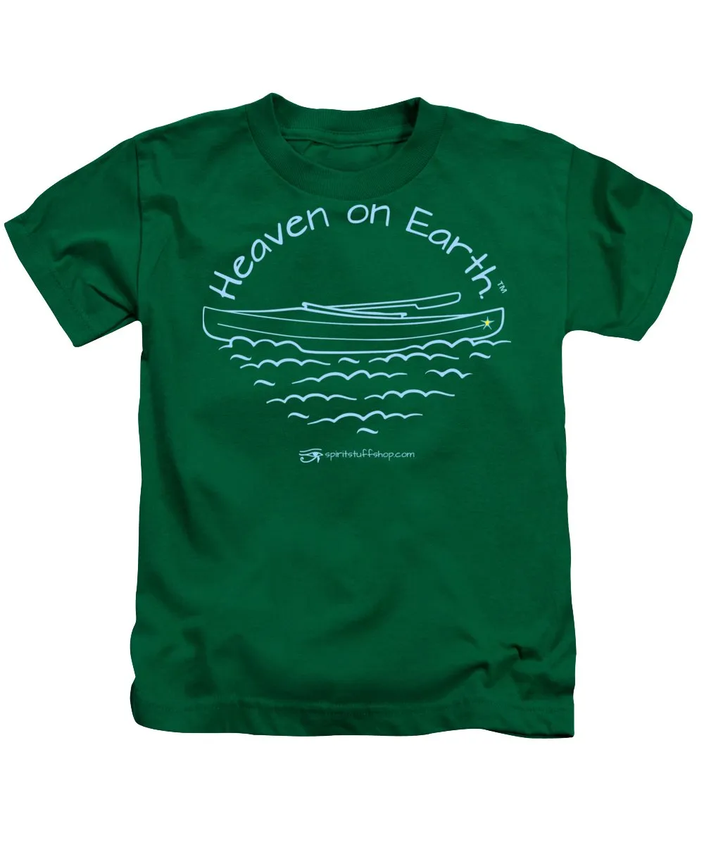 Kayaking Heaven On Earth - Kids T-Shirt