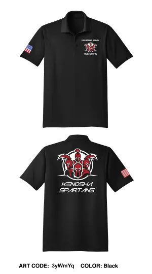 Kenosha Army Recruiting Station Core Men's SS Performance Polo
