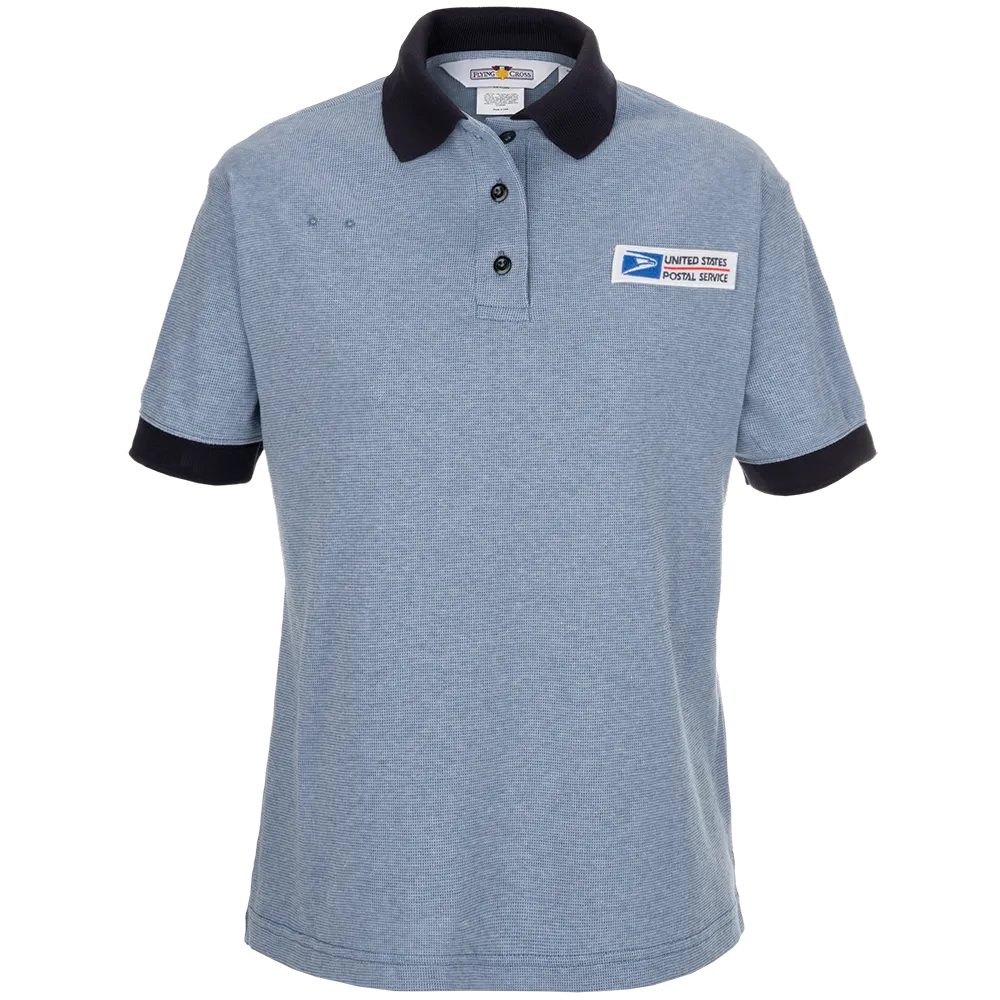 Ladies Flying Cross Retail Window Clerk Short Sleeve Uniform Polo Shirt OLD STYLE