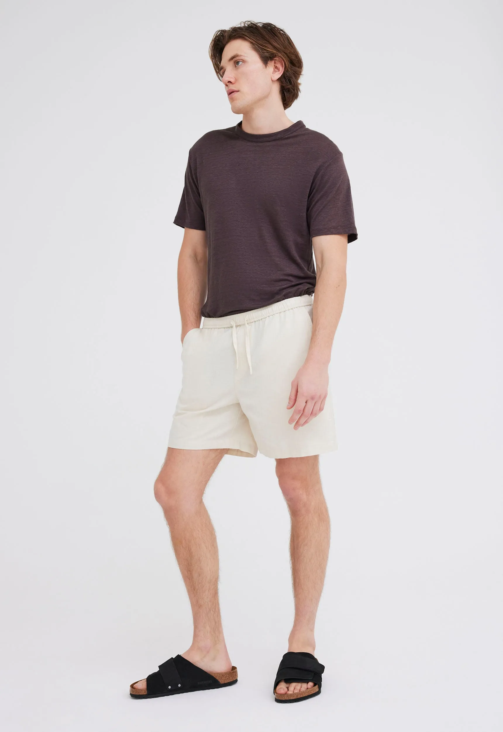 Linn Cotton Linen Short - Cloth Cream