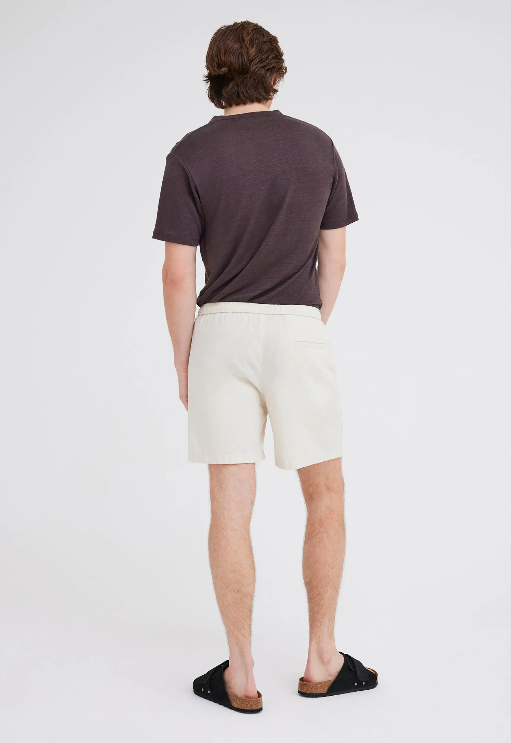 Linn Cotton Linen Short - Cloth Cream