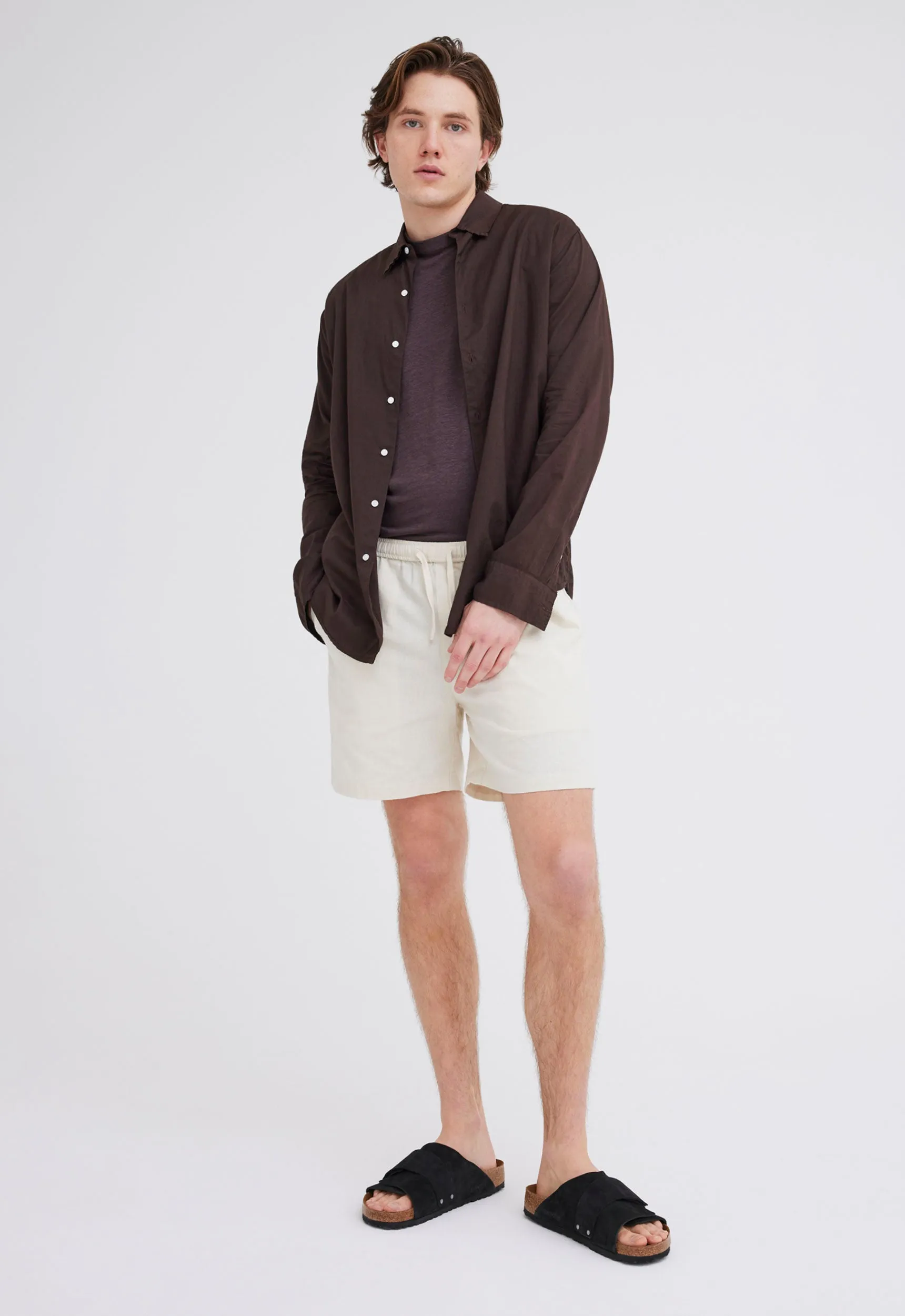 Linn Cotton Linen Short - Cloth Cream