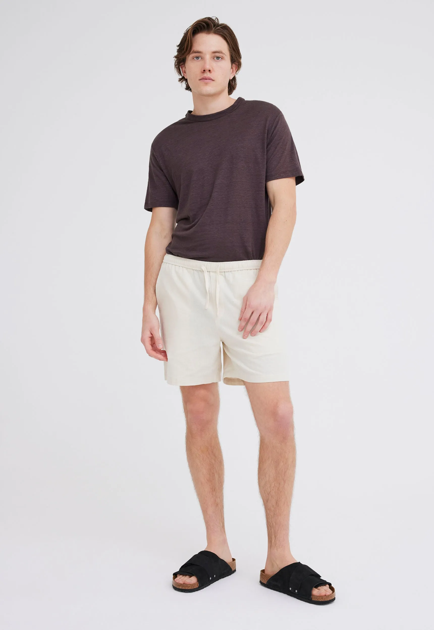 Linn Cotton Linen Short - Cloth Cream