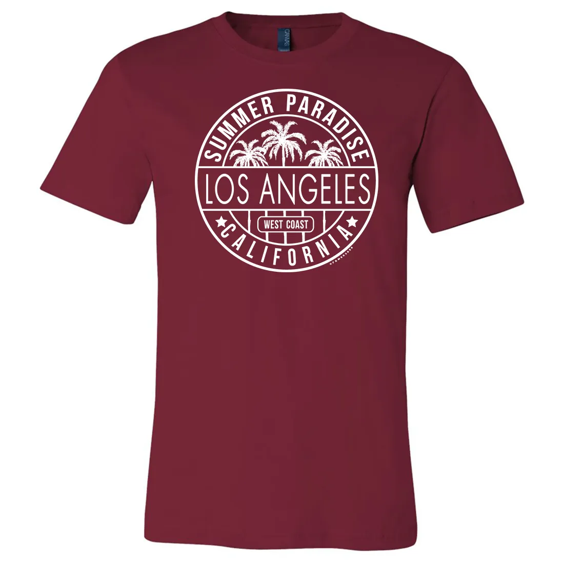 Los Angeles California West Coast Asst Colors Mens Lightweight Fitted T-Shirt/tee