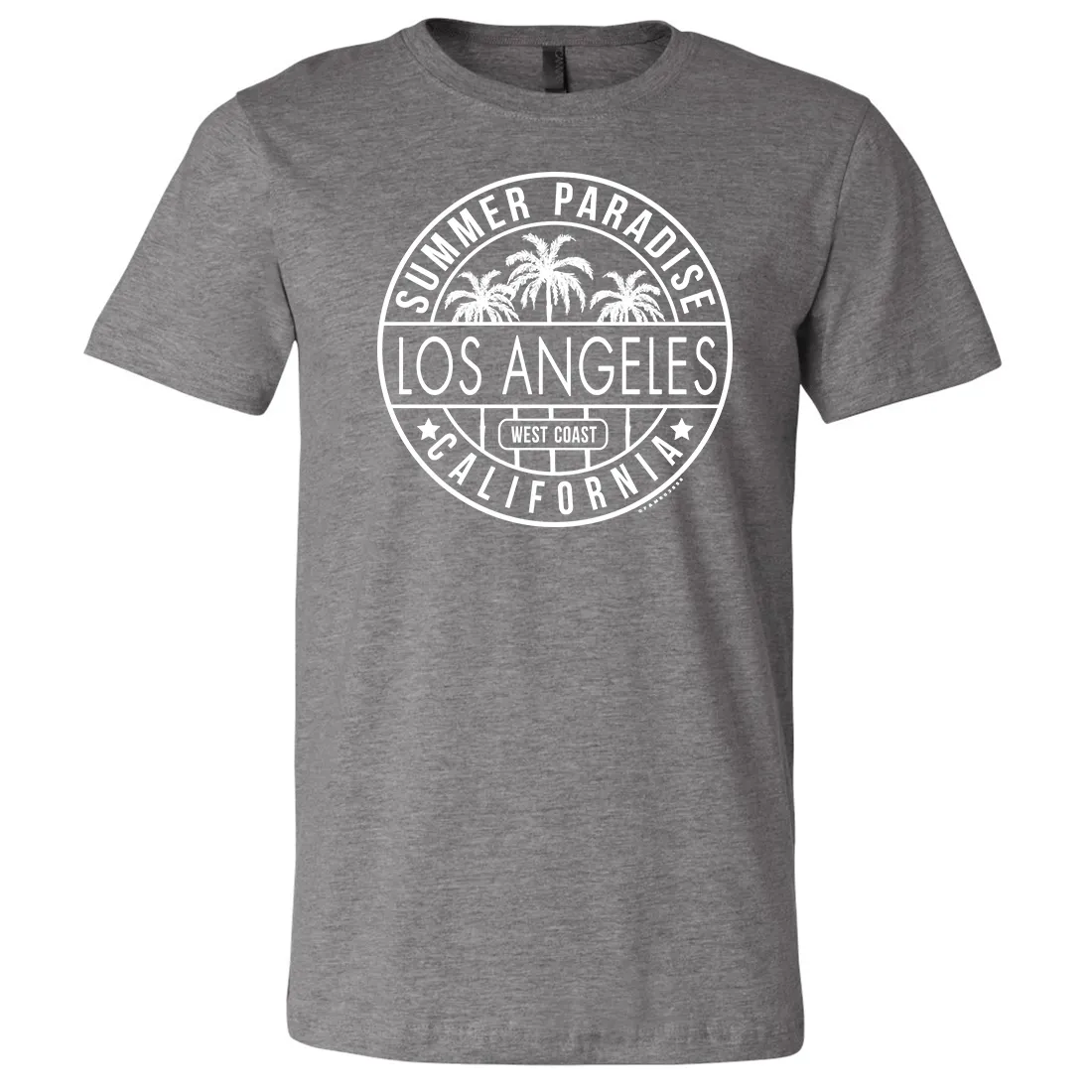 Los Angeles California West Coast Asst Colors Mens Lightweight Fitted T-Shirt/tee