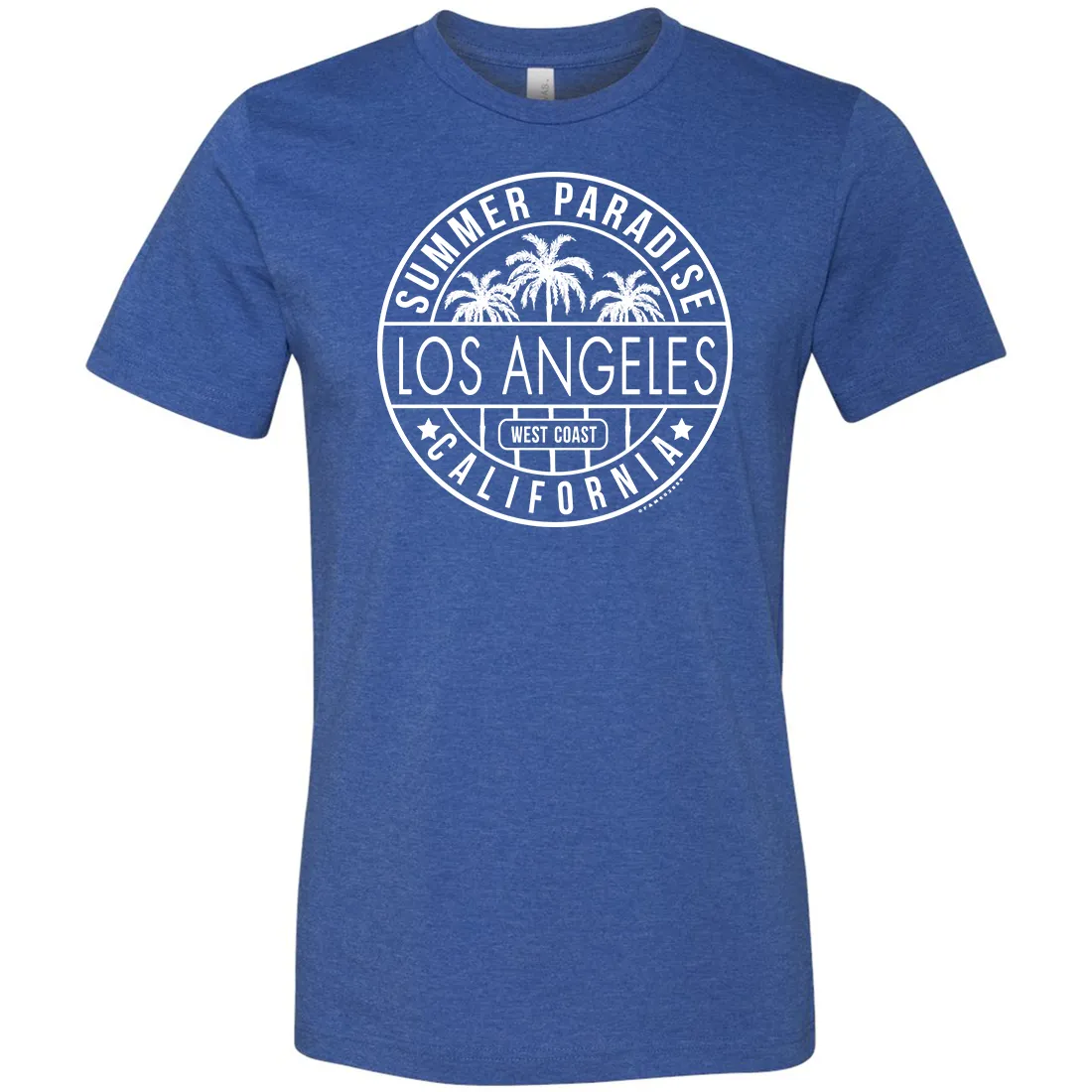 Los Angeles California West Coast Asst Colors Mens Lightweight Fitted T-Shirt/tee
