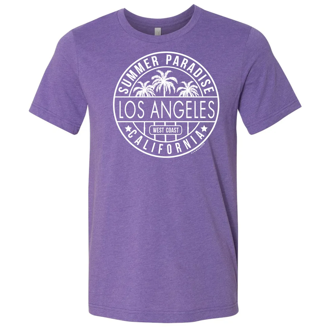 Los Angeles California West Coast Asst Colors Mens Lightweight Fitted T-Shirt/tee