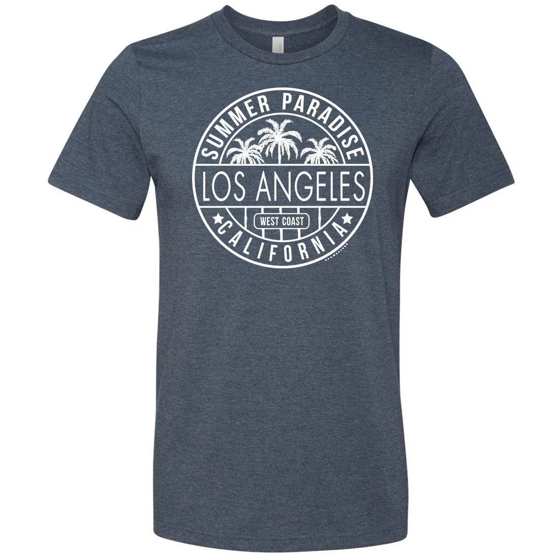 Los Angeles California West Coast Asst Colors Mens Lightweight Fitted T-Shirt/tee