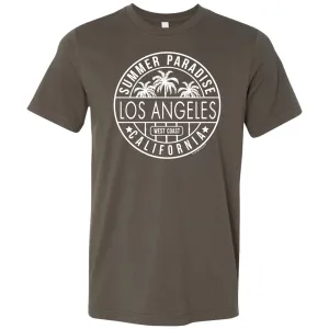 Los Angeles California West Coast Asst Colors Mens Lightweight Fitted T-Shirt/tee