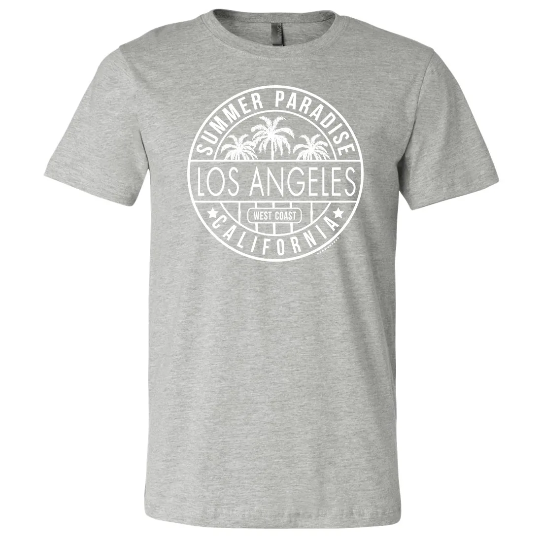 Los Angeles California West Coast Asst Colors Mens Lightweight Fitted T-Shirt/tee