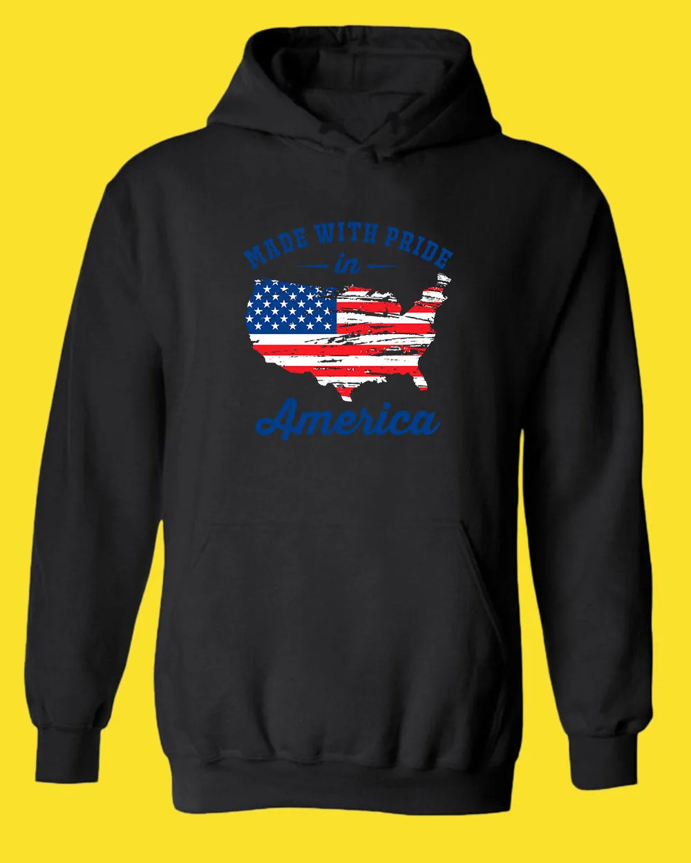 Made With Pride In America hoodie USA Flag hoodie