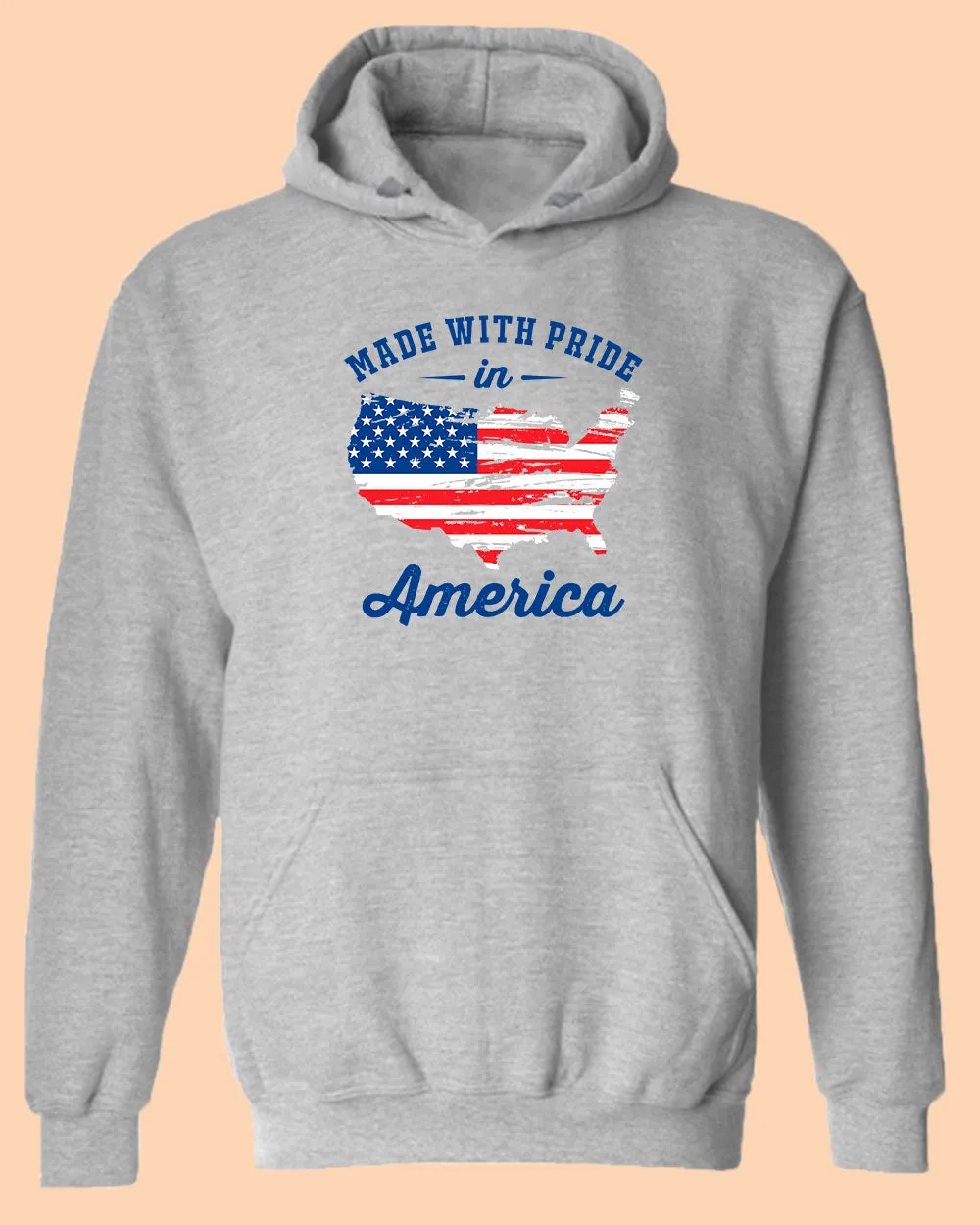 Made With Pride In America hoodie USA Flag hoodie