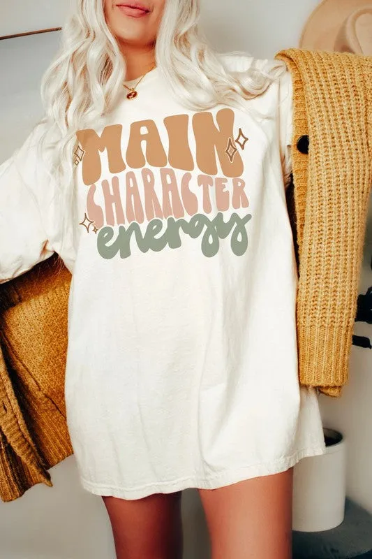 Main Character Energy Oversized Top