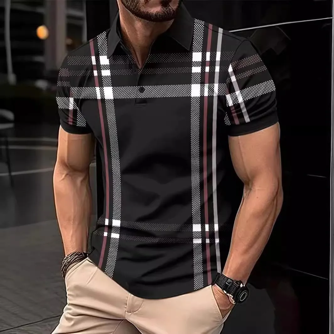 Marco – Premium Cotton Striped Men’s Polo