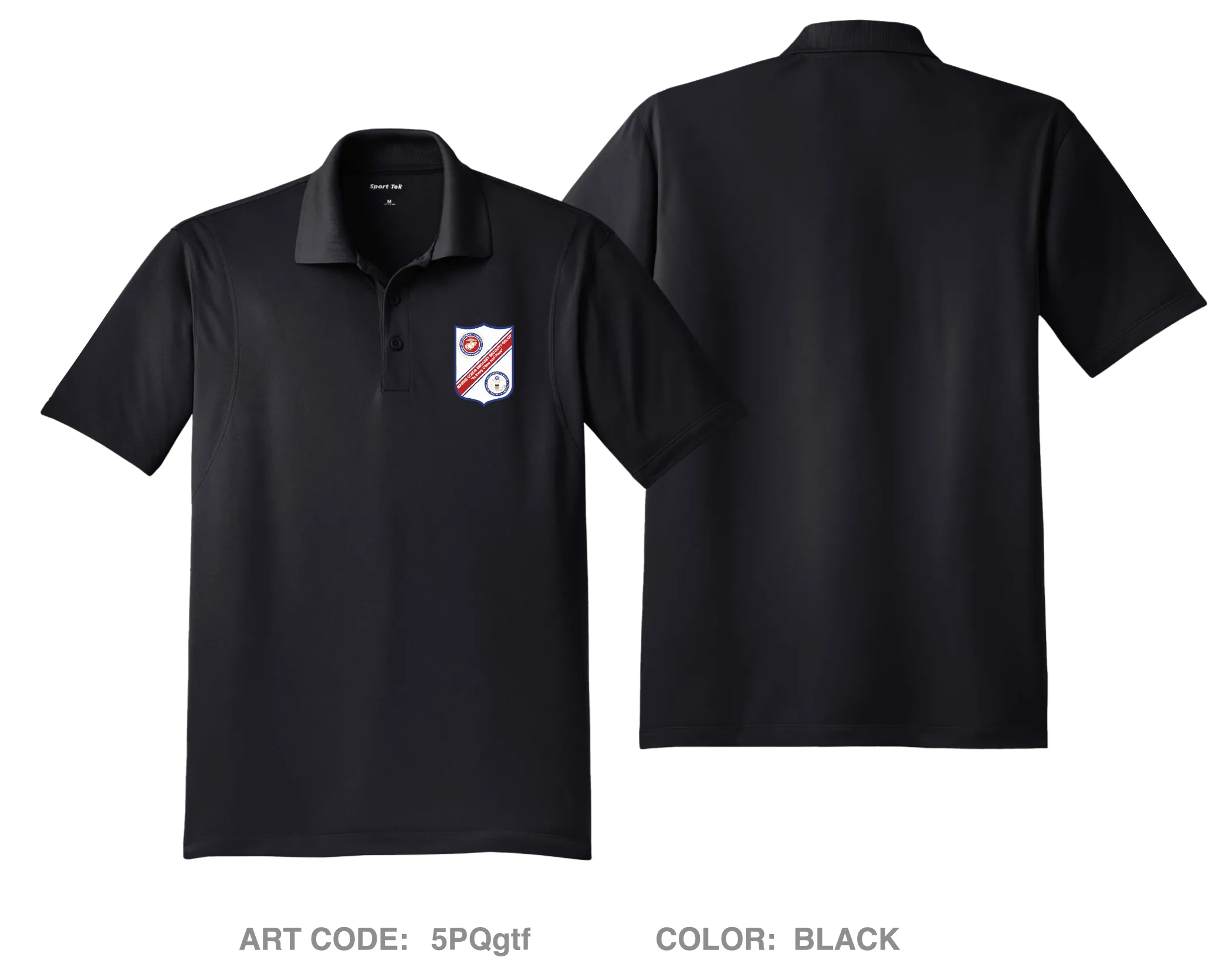 Marine Corps Embassy Security Group, Region 1 HQ Hi-Tech Performance Men's SS Polo - 5PQgtf