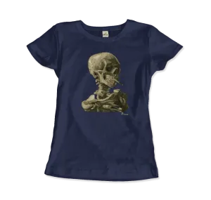 Men's & Women's Van Gogh Skull of a Skeleton With Burning Cigarette 1886 T-Shirt- 5 Colors
