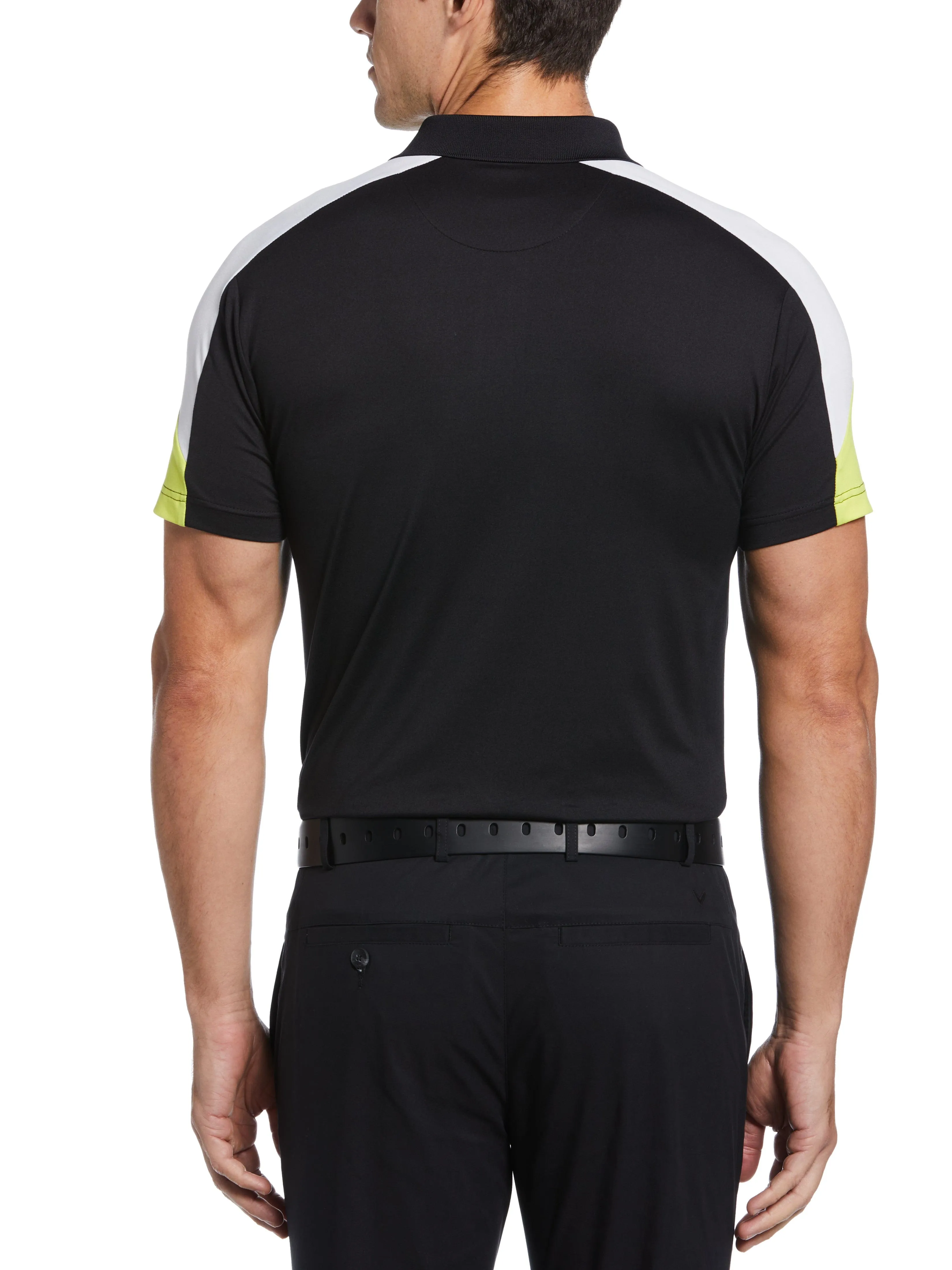 Mens Callaway X Digital Linear Engineered Block Golf Polo