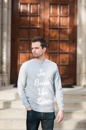 Men's - Je Suis un Lion Heather Grey Sweater