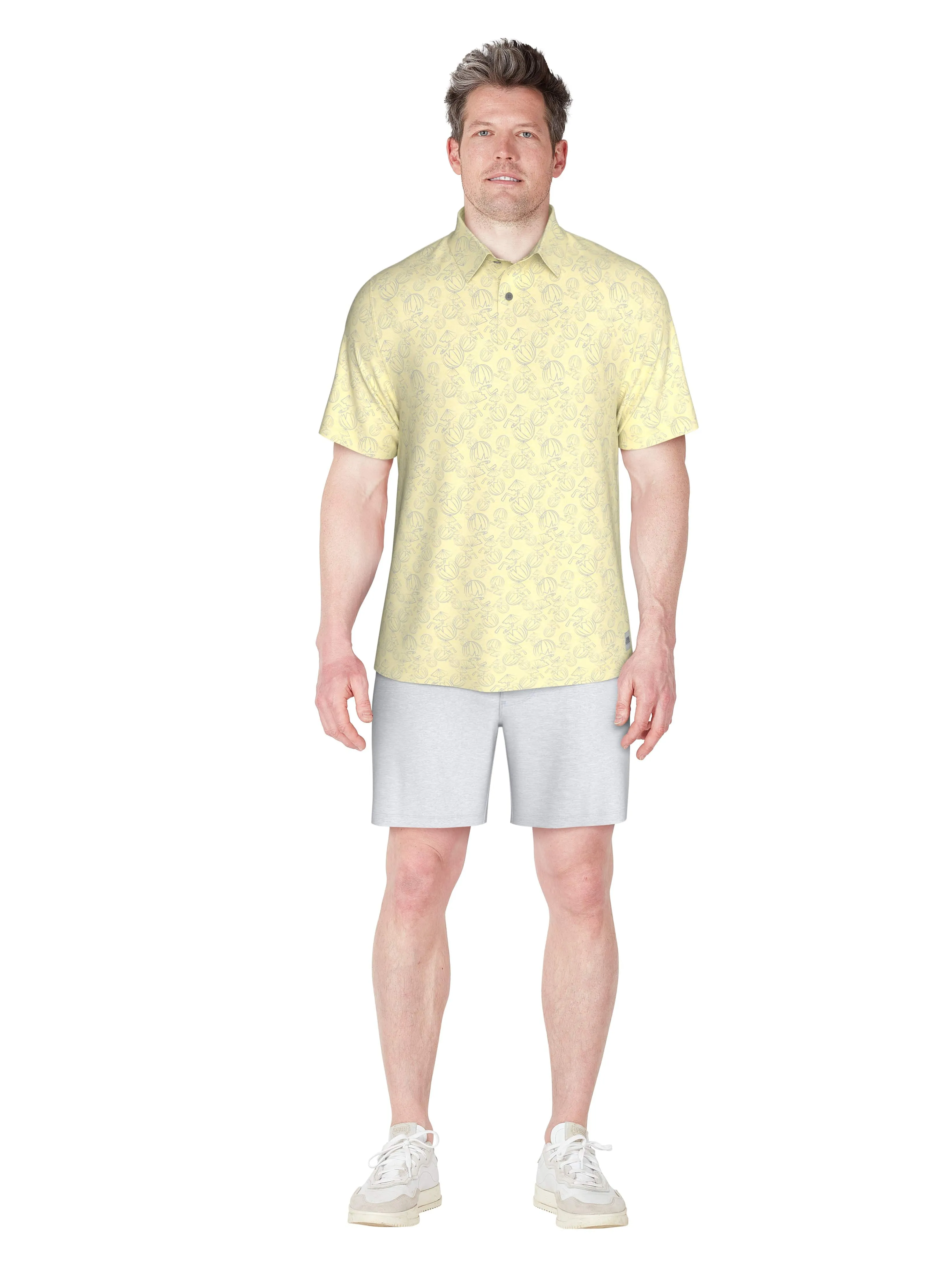 Men's Short Sleeve Coconut Water Polo