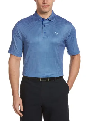Mens Swing Tech™ Gingham Printed Polo