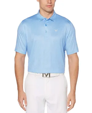 Mens Swing Tech™ Gingham Printed Polo