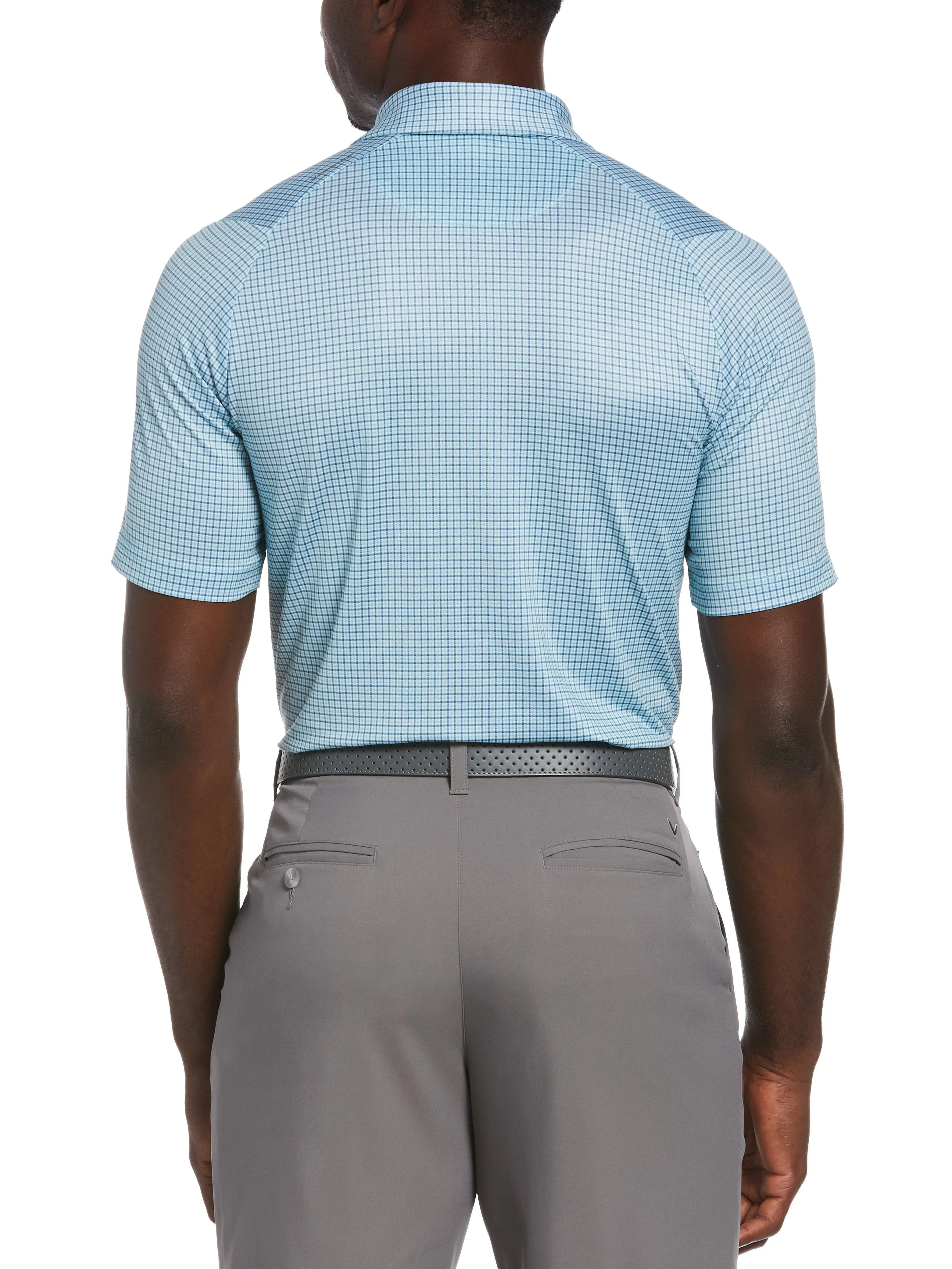 Mens Swing Tech™ Tattersall Polo