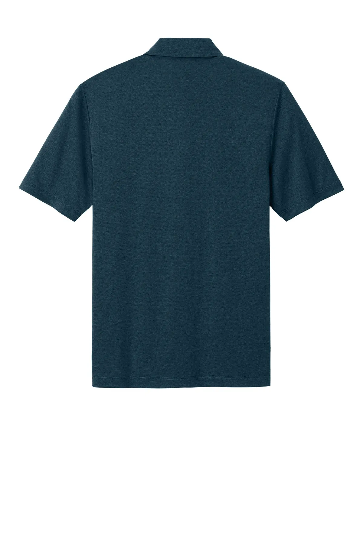 Mercer Mettle Recharge Jersey Polo MM1020 Insignia Blue Heather