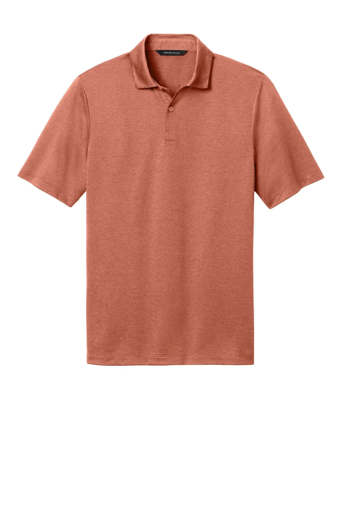 Mercer Mettle Recharge Jersey Polo MM1020 Sienna Heather