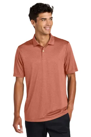 Mercer Mettle Recharge Jersey Polo MM1020 Sienna Heather