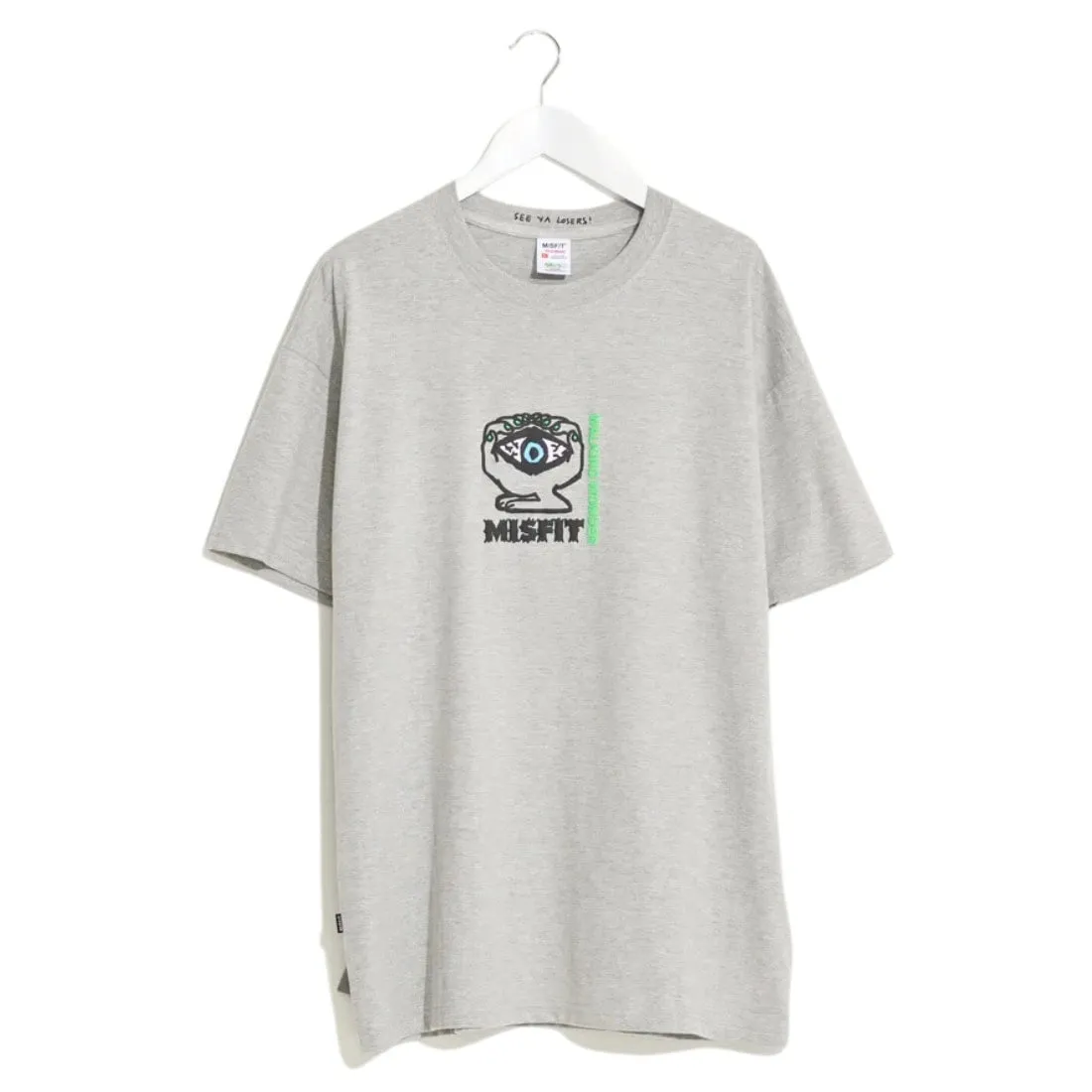Misfit Walking Wonders T-Shirt - Ash Heather