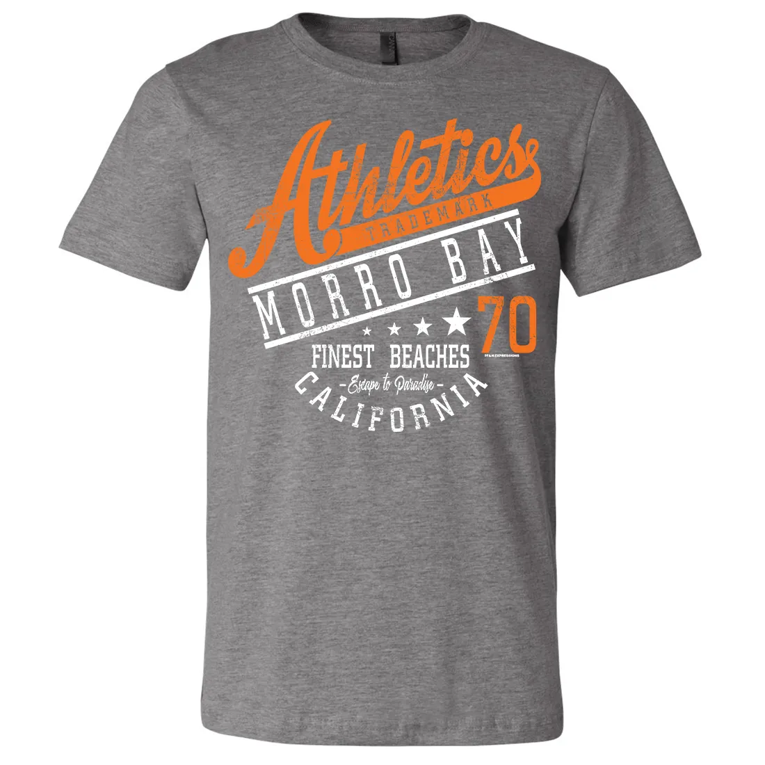 Morro Bay Athletics Asst Colors Mens Lightweight Fitted T-Shirt/tee