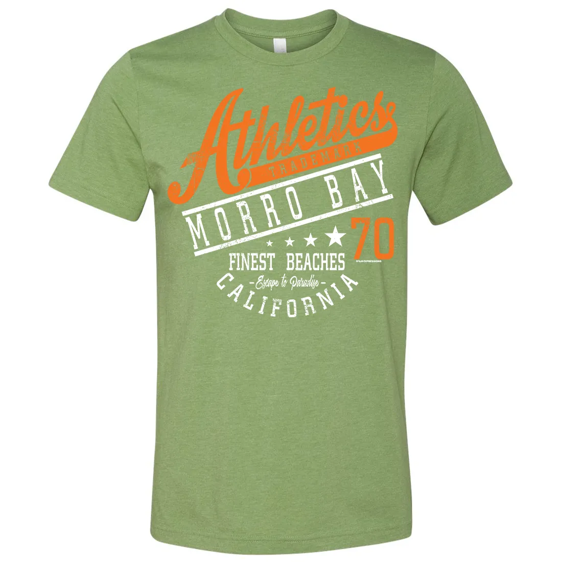 Morro Bay Athletics Asst Colors Mens Lightweight Fitted T-Shirt/tee