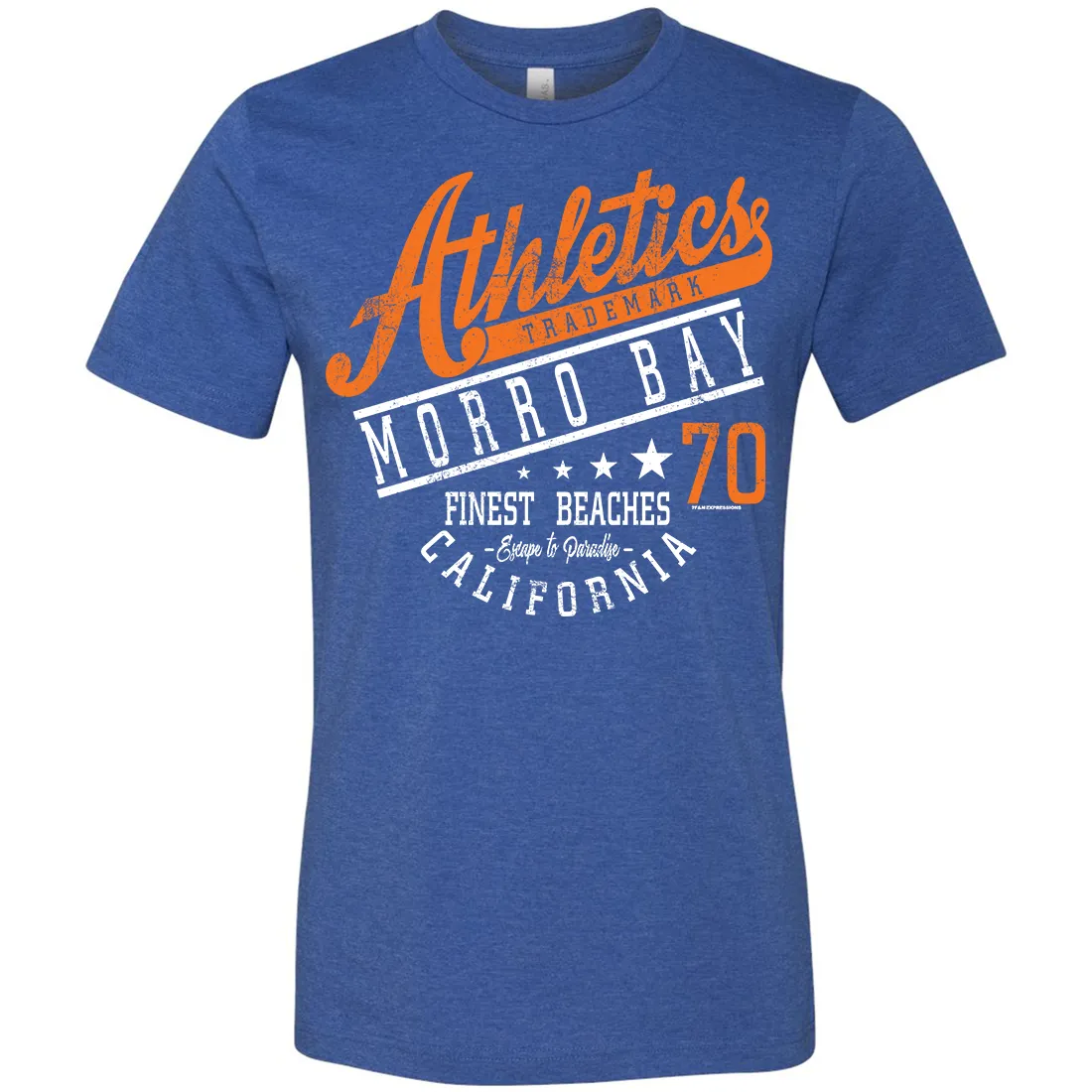 Morro Bay Athletics Asst Colors Mens Lightweight Fitted T-Shirt/tee