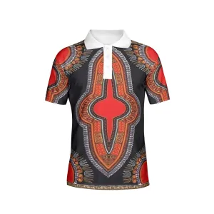 Moyo African Print Men's Polo Shirts