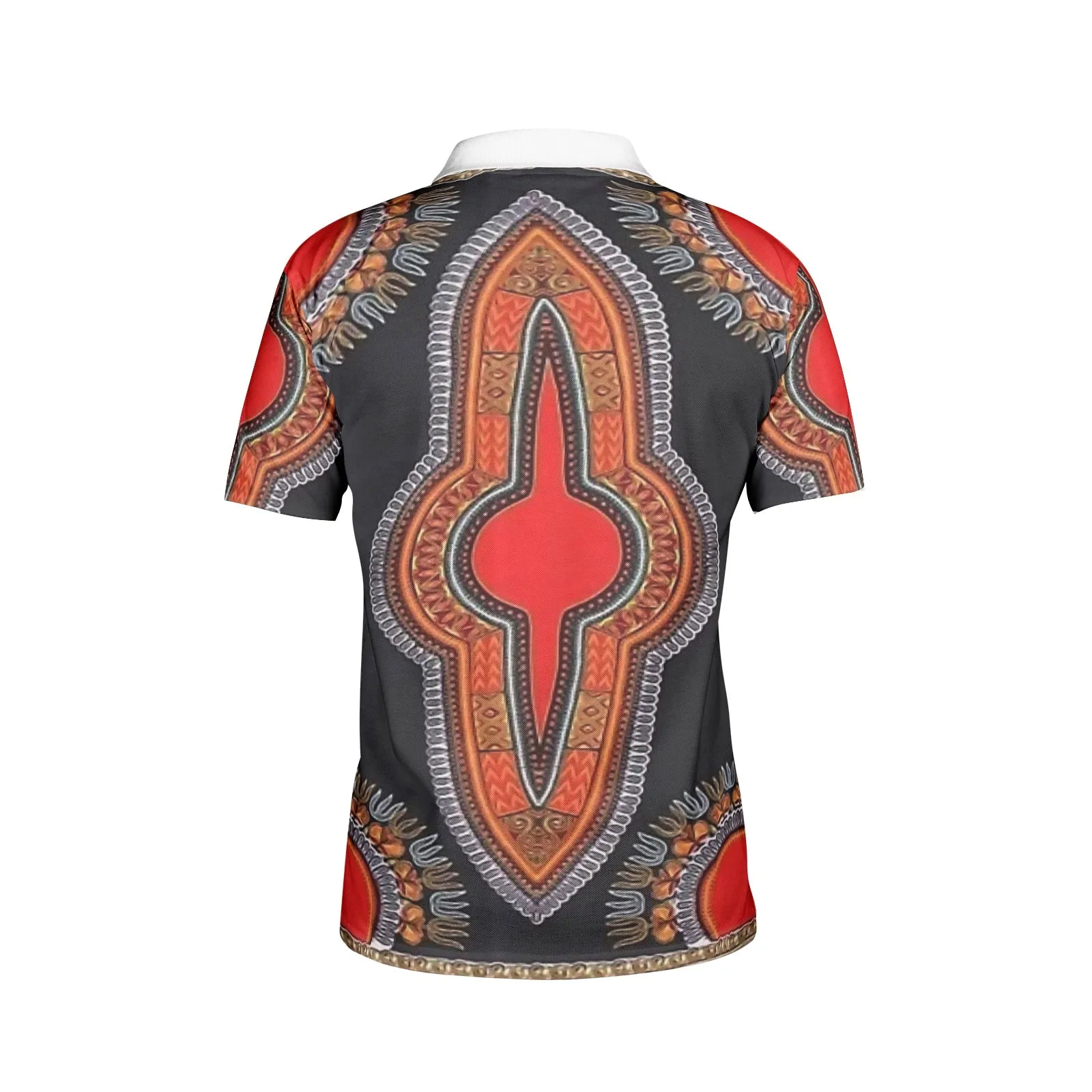 Moyo African Print Men's Polo Shirts