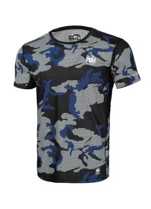Net Camo - Woodland Camo Blue Mesh T-Shirt Performance Pro Plus