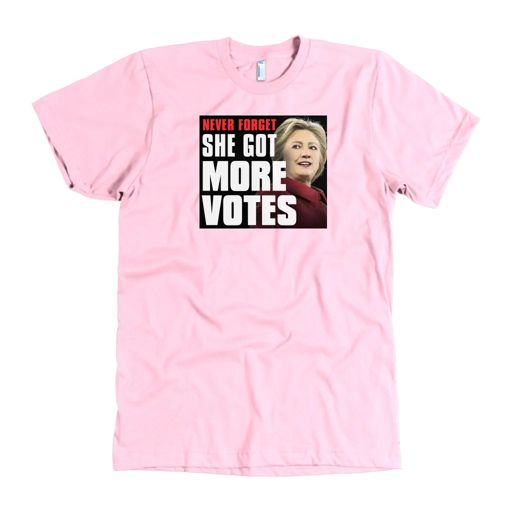 Never Forget - She Got More Votes (Hillary Clinton) Shirts
