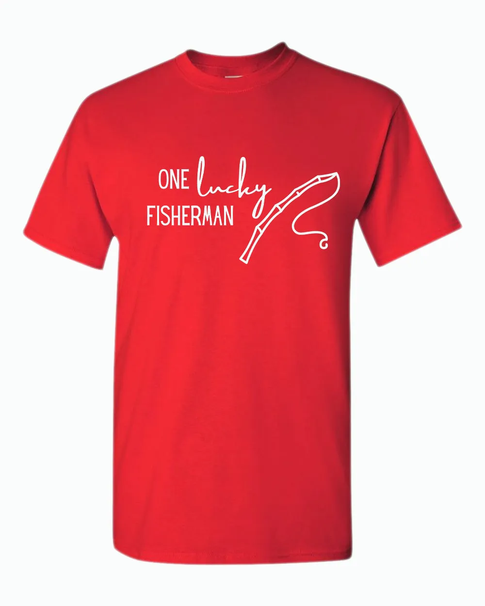 One Lucky Fisherman / best cash Couple Matching T-shirt Valentine's Day T-shirt