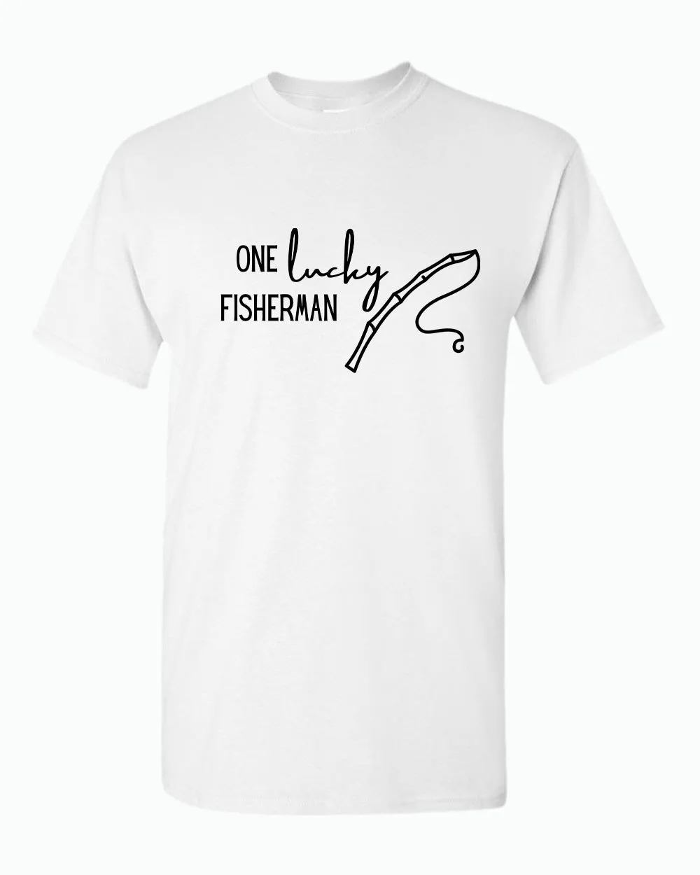 One Lucky Fisherman / best cash Couple Matching T-shirt Valentine's Day T-shirt