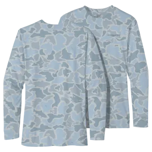 Over Under Tidal Tech Water Camo Redfish LS Shirt
