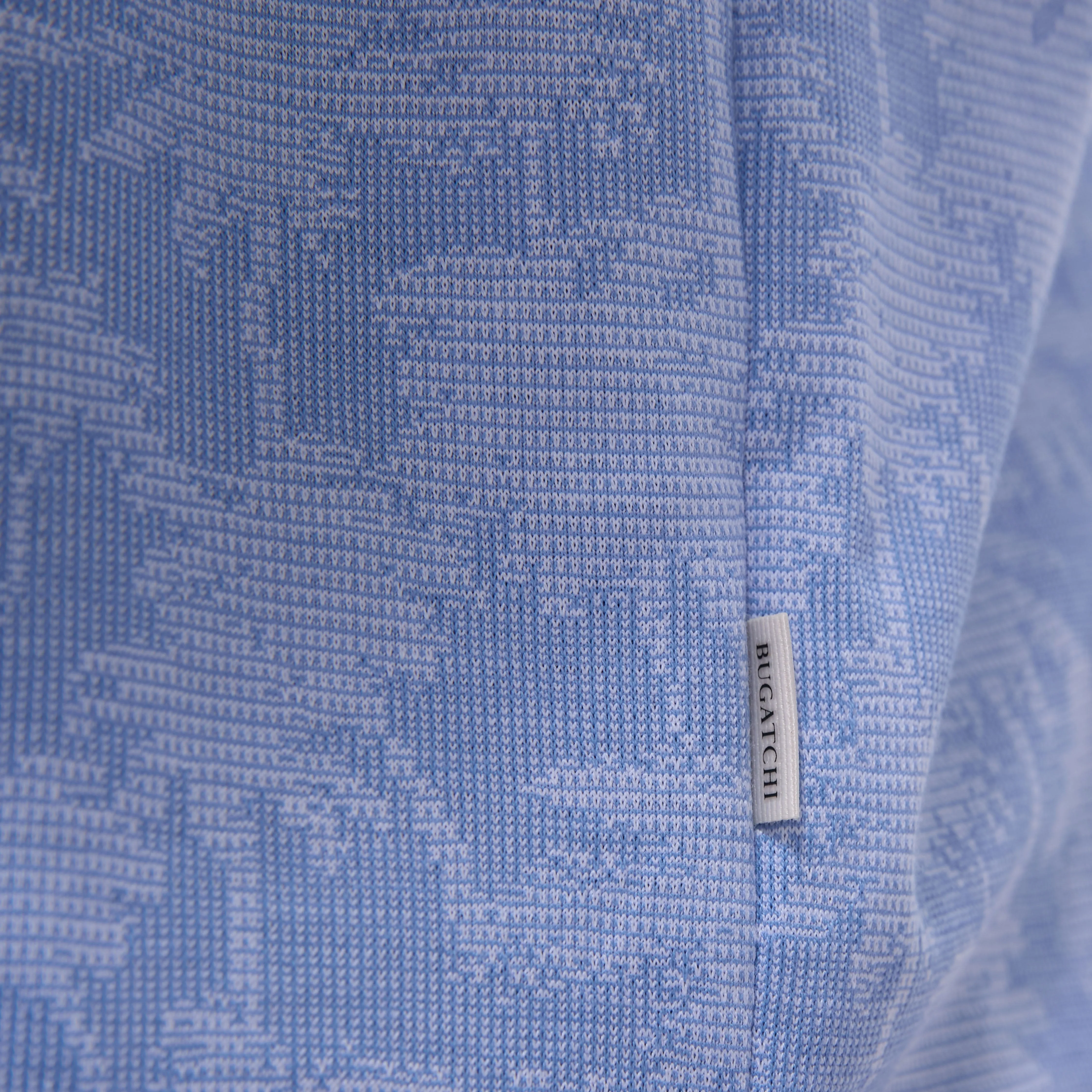 Palm Tree Jacquard Polo Shirt