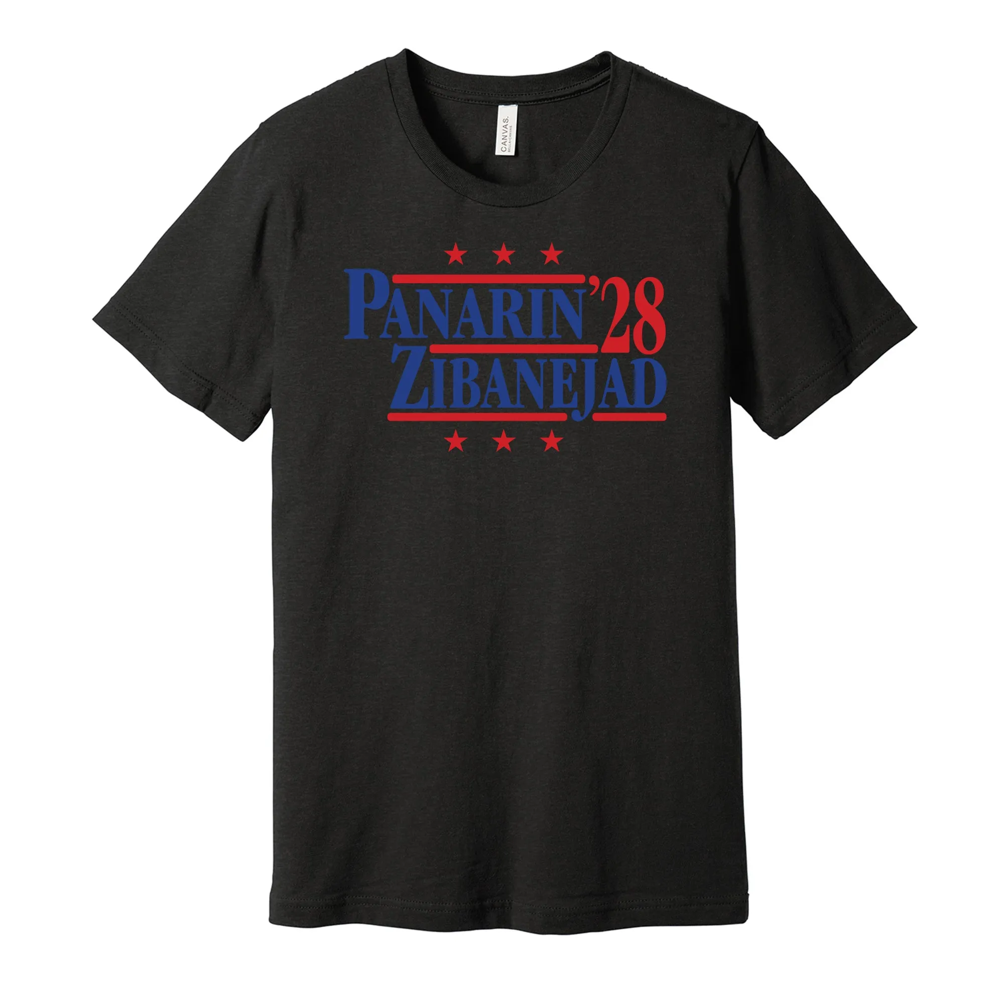 Panarin & Zibanejad '28 - New York Hockey Political Campaign Parody T-Shirt - Hyper Than Hype Shirts
