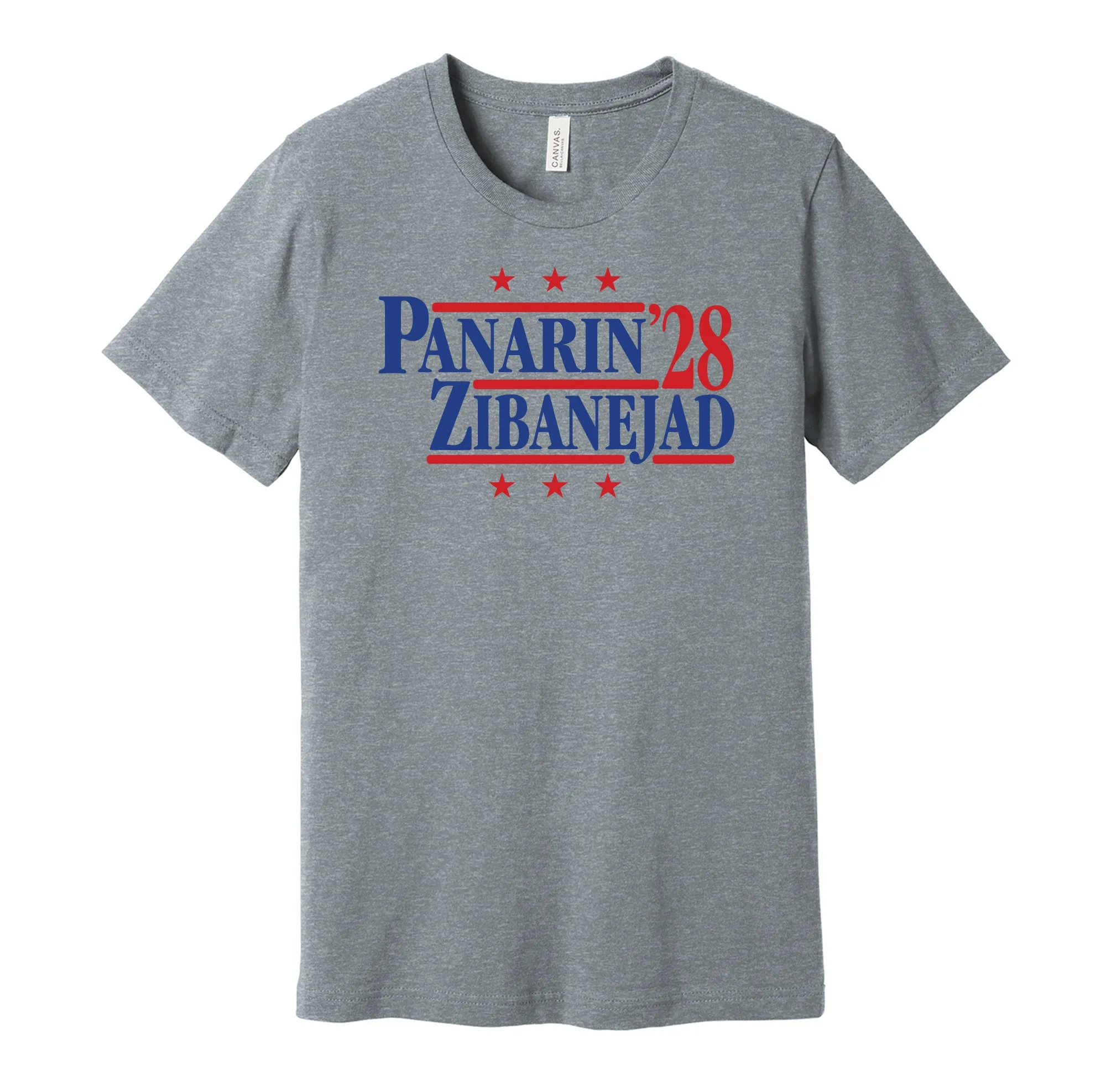 Panarin & Zibanejad '28 - New York Hockey Political Campaign Parody T-Shirt - Hyper Than Hype Shirts