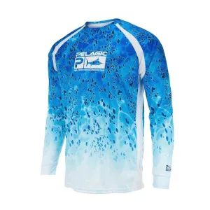 Pelagic Vaportek Dorado Blue Shirt