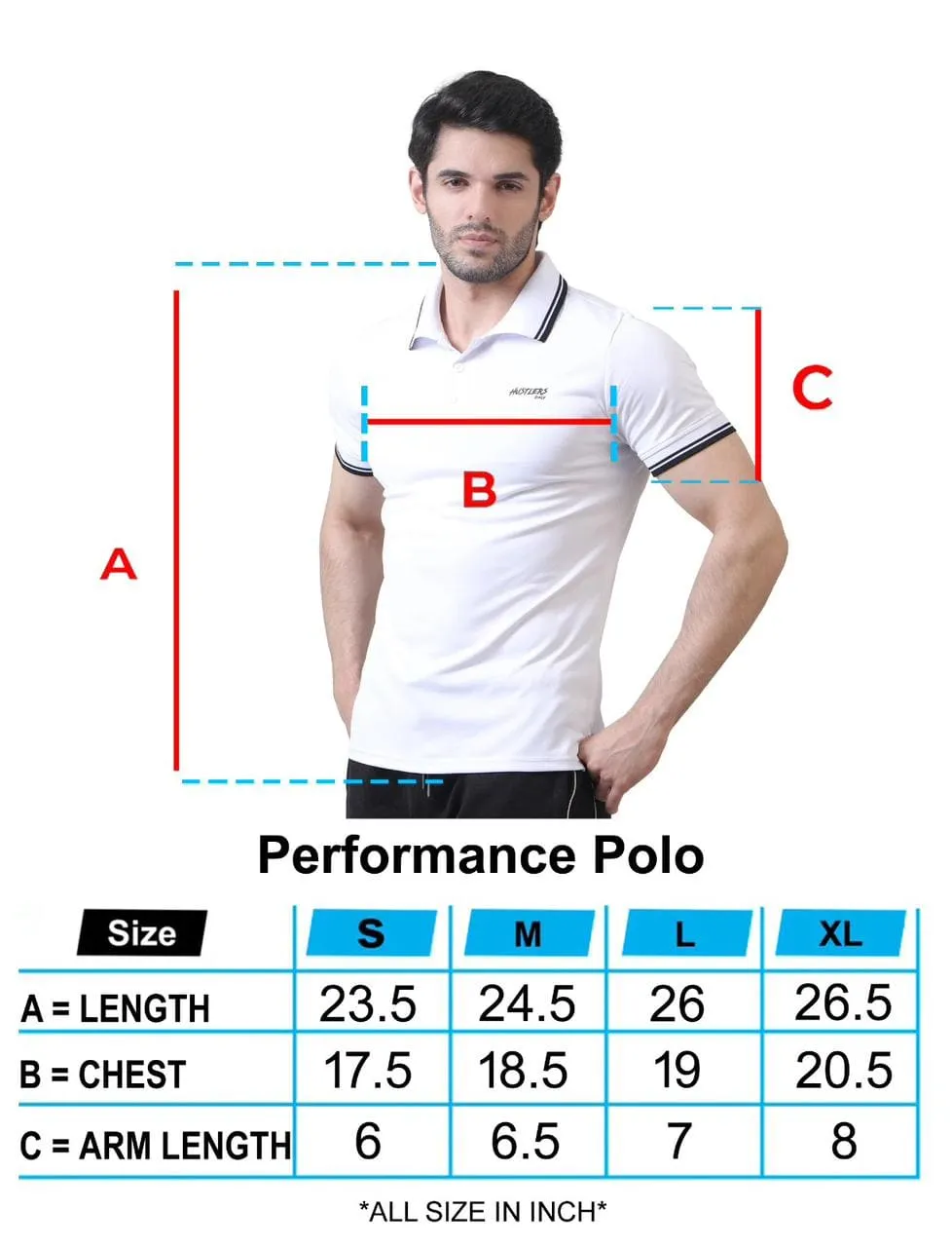 Performance Polo-White